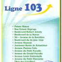 photo de TRANSPORT  PUBLIC LIGNE 103 Horaires de Bus - MOZAIK
