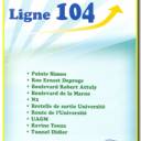 photo de TRANSPORT  PUBLIC LIGNE 104 Horaires de Bus - MOZAIK