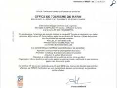 photo de CERTIFICAT AFNOR