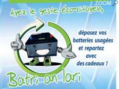 foto di OPERATION DE COLLETE DE BATTERIES USAGEES "BATRI AN LARI"