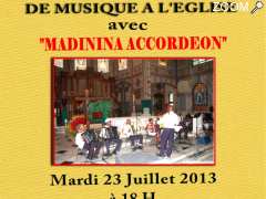 photo de Grand Concert de Musique de l'église avec 'Madinina Accordéon"